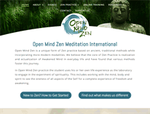 Tablet Screenshot of openmindzen.com